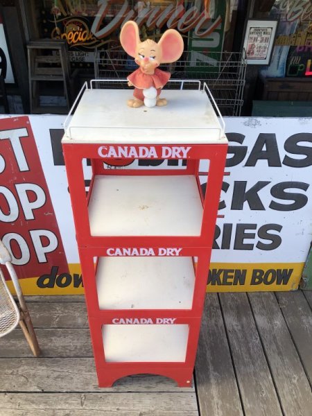 画像3: 【店舗引き取り限定】 80s CANADA DRY Advertising Hard Plastic Store Display Shelf Rack (M281) (3)