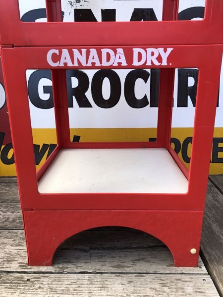 画像9: 【店舗引き取り限定】 80s CANADA DRY Advertising Hard Plastic Store Display Shelf Rack (M281) (9)