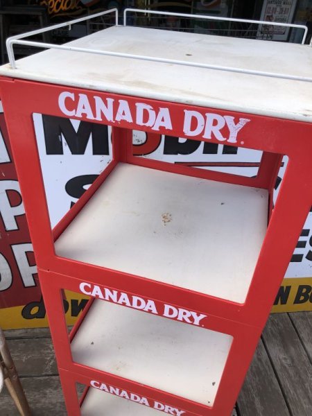 画像18: 【店舗引き取り限定】 80s CANADA DRY Advertising Hard Plastic Store Display Shelf Rack (M281) (18)