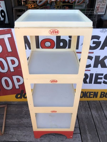 画像15: 【店舗引き取り限定】 Vintage VESS Advertising Hard Plastic Store Display Shelf Rack (M282) (15)