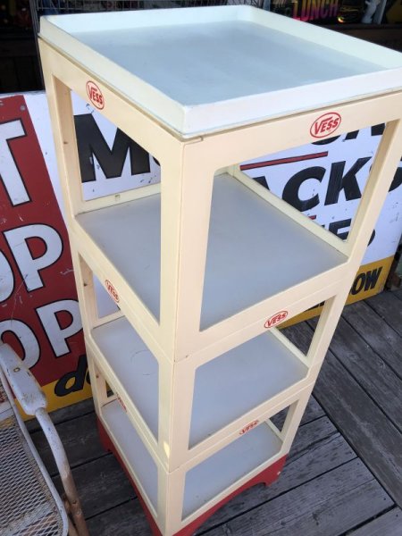 画像20: 【店舗引き取り限定】 Vintage VESS Advertising Hard Plastic Store Display Shelf Rack (M282) (20)