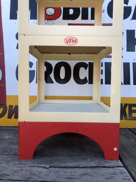 画像10: 【店舗引き取り限定】 Vintage VESS Advertising Hard Plastic Store Display Shelf Rack (M282) (10)