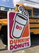 画像11: 【店舗引き取り限定】 大型245cm Vintage Advertising Dunkin' Donuts Store Display Sign Huge !!! (M284) (11)