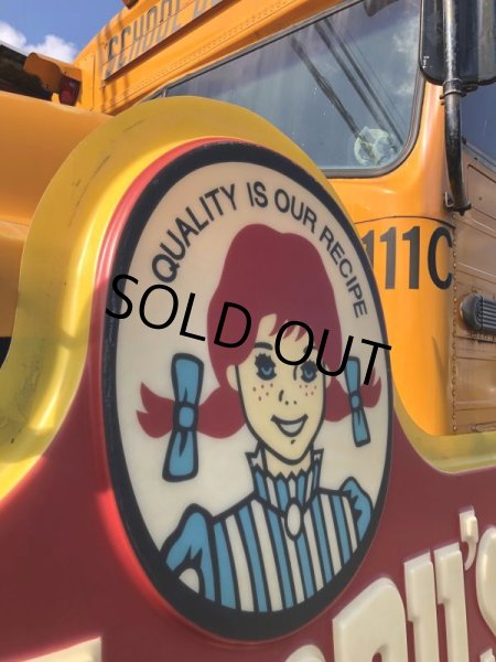 画像7: 【店舗引き取り限定】 大型195cm Vintage Advertising Wendy's Old Fashioned Hamburgers Store Display Sign Huge !!! (M285) (7)