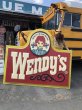 画像4: 【店舗引き取り限定】 大型195cm Vintage Advertising Wendy's Old Fashioned Hamburgers Store Display Sign Huge !!! (M285) (4)