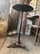 画像7: Antique 3 Legged Cast Iron Ornamental Pub Cafe Saloon Table (M288)  (7)