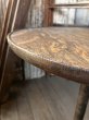 画像5: Antique 3 Legged Cast Iron Ornamental Pub Cafe Saloon Table (M288)  (5)