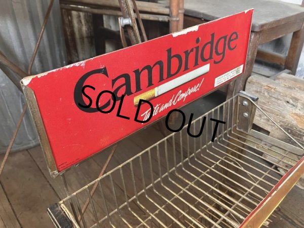 画像10: Vintage Advertising Cambridge Cigarette Tobacco Store Display Rack (M289)  (10)