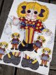 画像3: 70s Vintage N.O.S Cut N Sew Cloth Fabric Panel Pillow Doll  Yellow Hair Girl (M294)  (3)