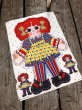 画像4: 70s Vintage N.O.S Cut N Sew Cloth Fabric Panel Pillow Doll  Red Hair Girl (M293)  (4)