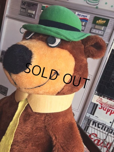画像8: 80s Vintage Hanna Barbera Mighty Star Yogi Bear Plush Doll 75cm (M305)  (8)