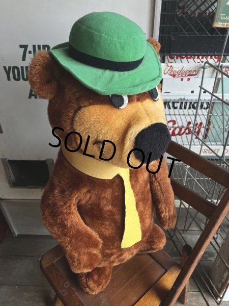 画像7: 80s Vintage Hanna Barbera Mighty Star Yogi Bear Plush Doll 75cm (M305)  (7)