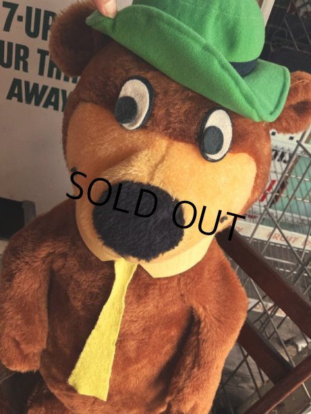 画像10: 80s Vintage Hanna Barbera Mighty Star Yogi Bear Plush Doll 75cm (M305)  (10)