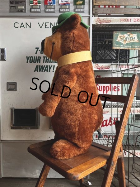 画像3: 80s Vintage Hanna Barbera Mighty Star Yogi Bear Plush Doll 75cm (M305)  (3)