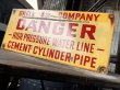 画像2: RARE!! Vintage ORIGINAL Shell Oil Company DANGER Sign (M306)  (2)