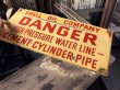 画像8: RARE!! Vintage ORIGINAL Shell Oil Company DANGER Sign (M306)  (8)