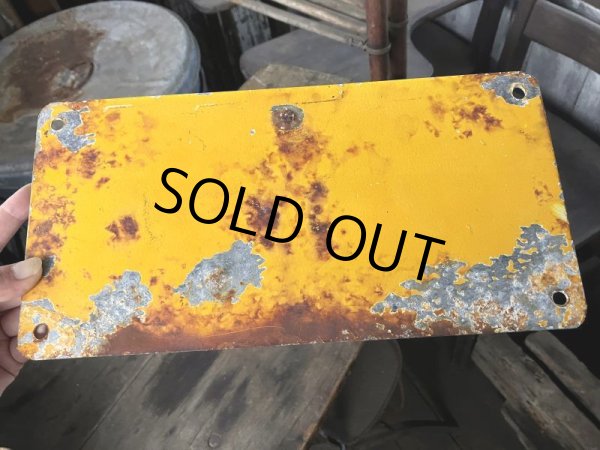 画像7: RARE!! Vintage ORIGINAL Shell Oil Company CAUTIN Sign (M307)  (7)