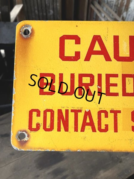 画像3: RARE!! Vintage ORIGINAL Shell Oil Company CAUTIN Sign (M307)  (3)