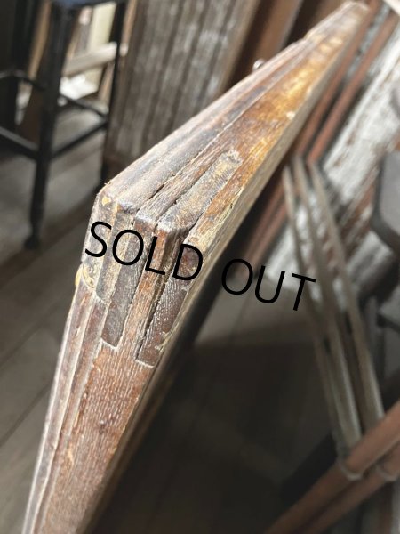 画像5: Antique Wooden Frame Mirror (M309)  (5)