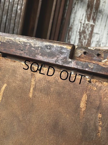 画像7: Antique Wooden Frame Mirror (M309)  (7)