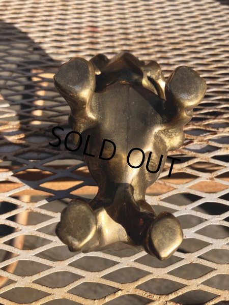 画像6: Vintage Solid Brass Bulldog Paperweight Figurine (M310)  (6)