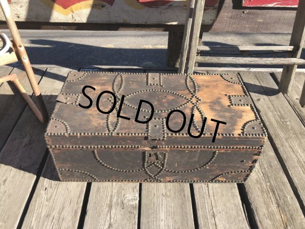 画像3: Antique Steamer Trunk (M313)  (3)