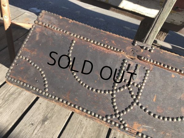 画像19: Antique Steamer Trunk (M313)  (19)