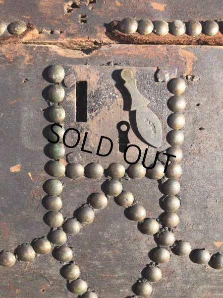 画像21: Antique Steamer Trunk (M313)  (21)