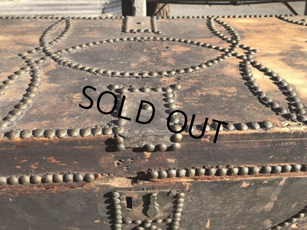 画像25: Antique Steamer Trunk (M313)  (25)