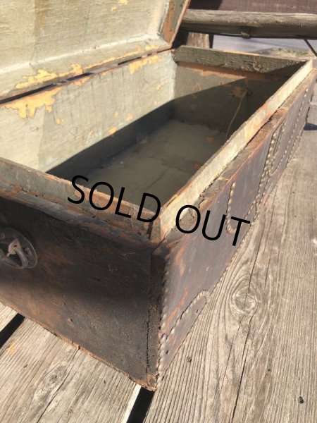 画像18: Antique Steamer Trunk (M313)  (18)