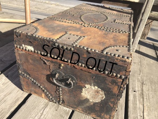 画像11: Antique Steamer Trunk (M313)  (11)