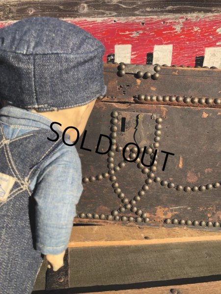 画像28: Antique Steamer Trunk (M313)  (28)