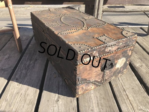画像10: Antique Steamer Trunk (M313)  (10)
