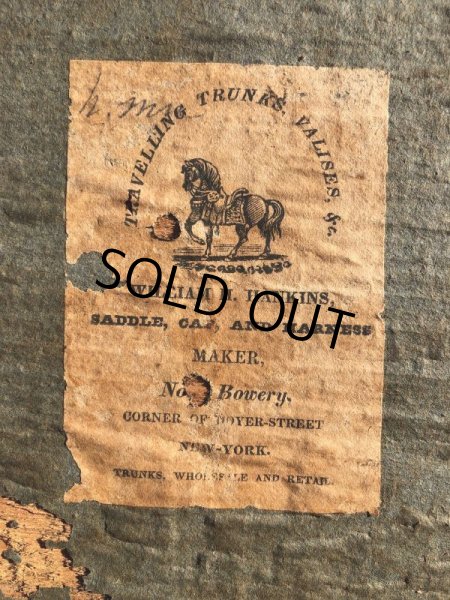 画像6: Antique Steamer Trunk (M313)  (6)