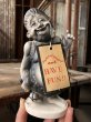 画像11: 50s Vintage KWITCHERBELYAKEN JAPAN Weird People Ceramic Statue (M315)  (11)