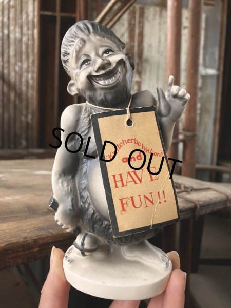 画像11: 50s Vintage KWITCHERBELYAKEN JAPAN Weird People Ceramic Statue (M315)  (11)