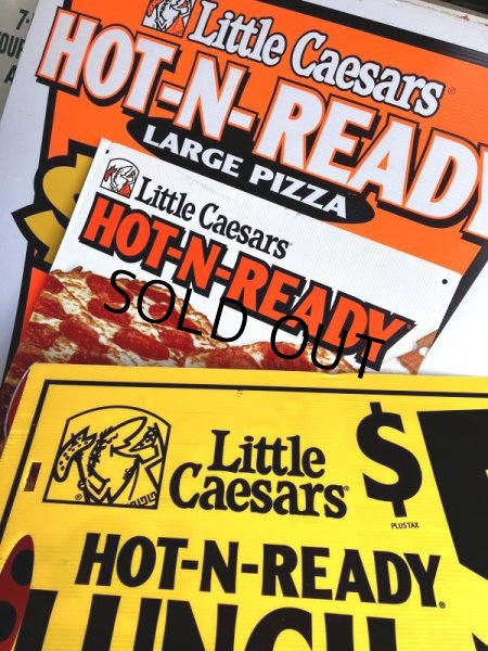 画像9: Vintage Little Caesars Pizza Advertising Spinning Sign (M319) (9)