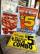 画像8: Vintage Little Caesars Pizza Advertising Spinning Sign (M318) (8)