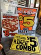 画像10: Vintage Little Caesars Pizza Advertising Spinning Sign (M319) (10)