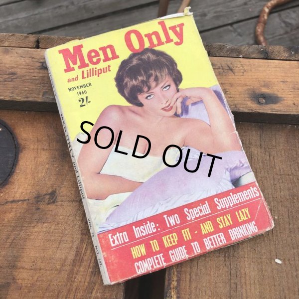 画像1: 60s Vintage MEN ONLY Coimc Book Pinup Girl Advertising (M329) (1)