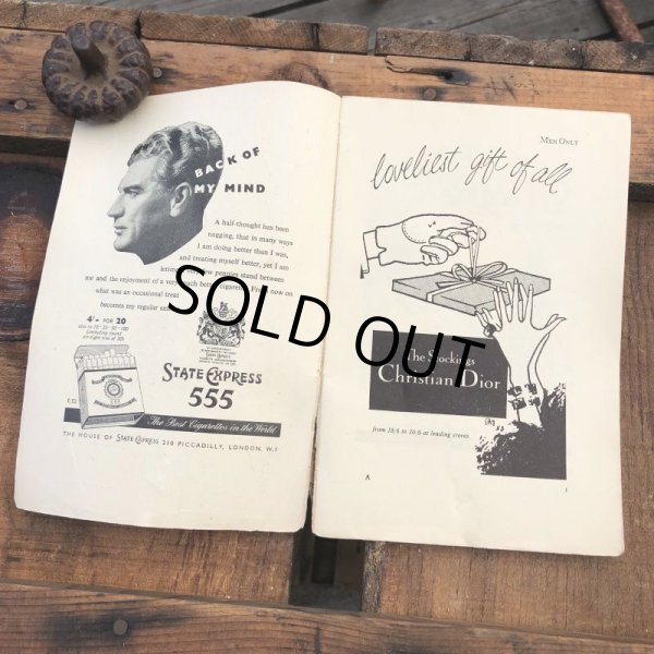 画像2: 50s Vintage MEN ONLY Coimc Book Pinup Girl Advertising (M340) (2)