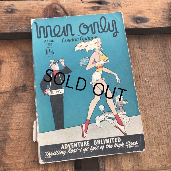 画像1: 50s Vintage MEN ONLY Coimc Book Pinup Girl Advertising (M337) (1)