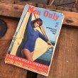 画像1: 60s Vintage MEN ONLY Coimc Book Pinup Girl Advertising (M330) (1)