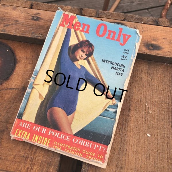 画像1: 60s Vintage MEN ONLY Coimc Book Pinup Girl Advertising (M330) (1)