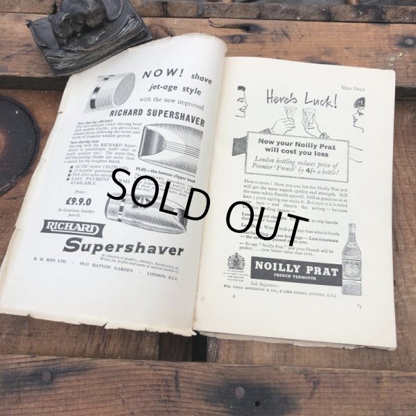 画像2: 50s Vintage MEN ONLY Coimc Book Pinup Girl Advertising (M322) (2)