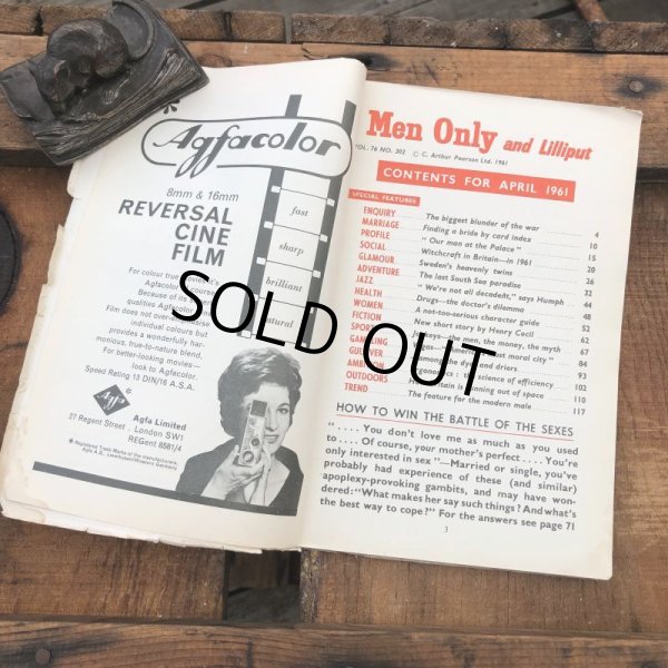 画像3: 60s Vintage MEN ONLY Coimc Book Pinup Girl Advertising (M334) (3)