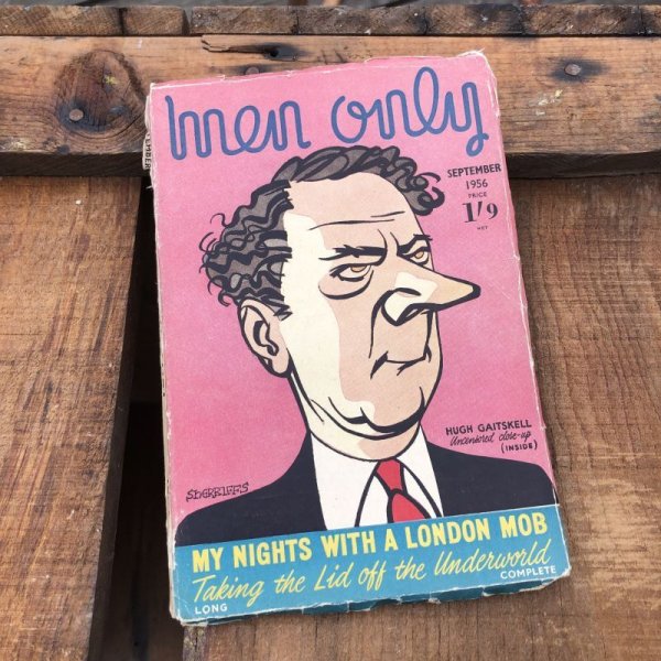 画像1: 50s Vintage MEN ONLY Coimc Book Pinup Girl Advertising (M324) (1)