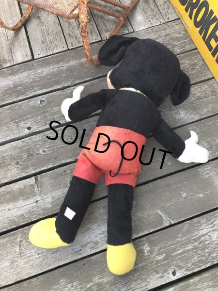 画像14: Vintage Disney Mickey Mouse Plush Doll 100cm (M343) (14)