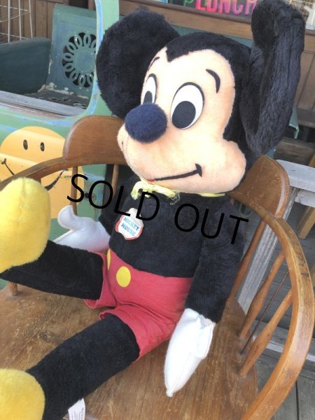 画像8: Vintage Disney Mickey Mouse Plush Doll 100cm (M343) (8)