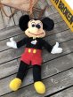 画像13: Vintage Disney Mickey Mouse Plush Doll 100cm (M343) (13)